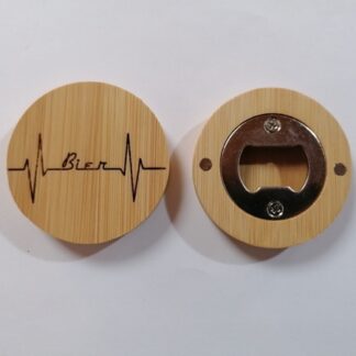 Flaschenöffner "Bier" rund