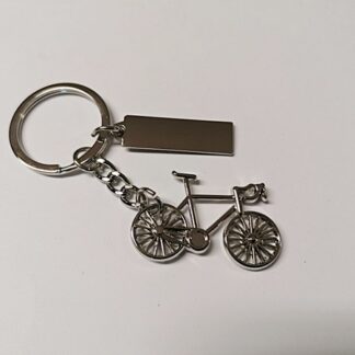Schlüsselanhänger "Fahrrad" mit Plakette