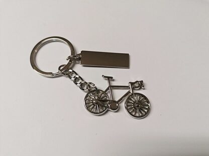 Schlüsselanhänger "Fahrrad" mit Plakette
