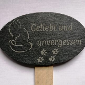 Grabstecker "Katze"