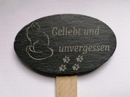 Grabstecker "Katze"