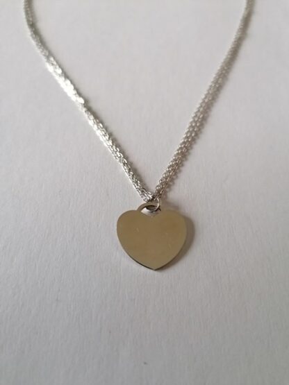 Kette 925er Silber mit Herz