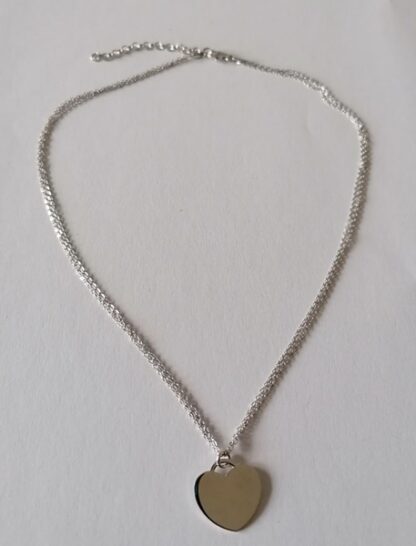 Kette 925er Silber mit Herz – Bild 3