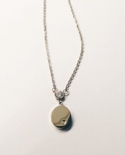 Halskette Edelstahl "Oval"