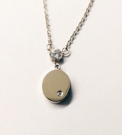 Halskette Edelstahl "Oval" – Bild 2
