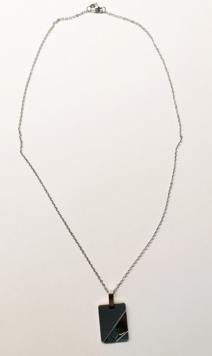 Halskette Edelstahl "Herzen" – Bild 2