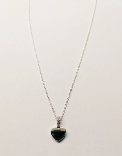 Halskette 925er Silber mit Zirkonia – Bild 2
