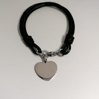 Lederarmband Herz