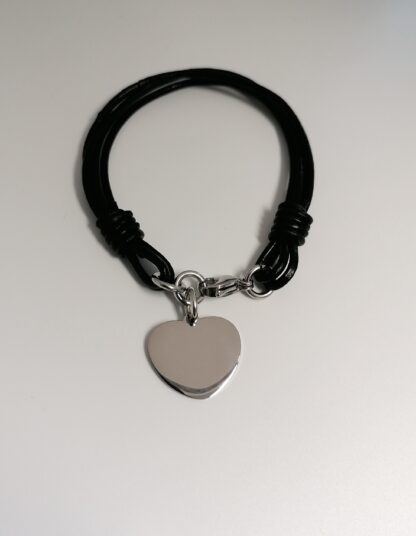 Lederarmband Herz