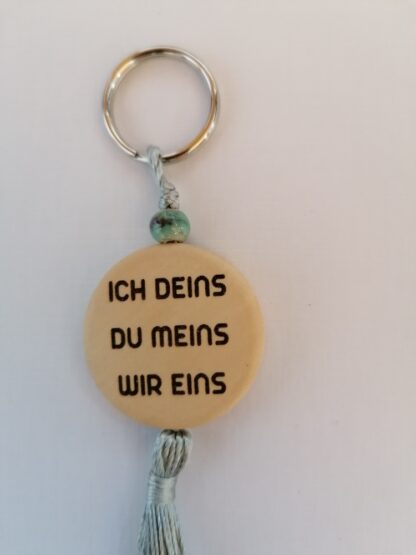 Schlüsselanhänger "ICH DEINS" – Bild 2