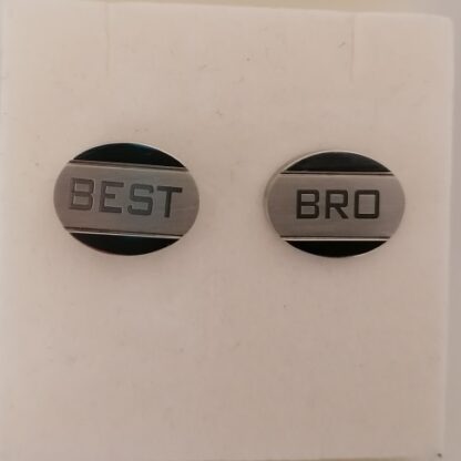 Manschettenknöpfe "BEST BRO" – Bild 4