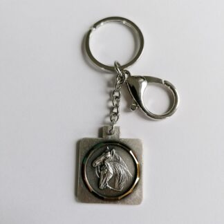 Schlüsselanhänger "Pferd" eckig
